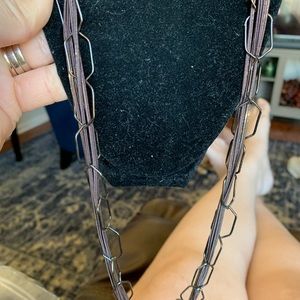 Necklace, earrings, and bracelet